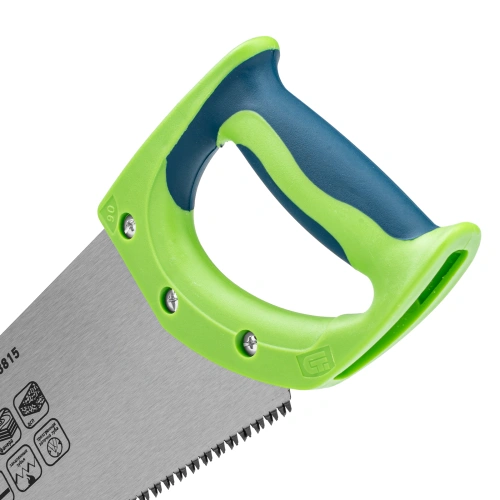 Ножовка по дереву "Зубец", 500 мм, 7-8 TPI, каленый зуб 3D, двухкомпонентная рукоятка Сибртех по ценам производителя в Краснодаре с доставкой по всей России