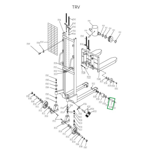 Ось подвильного ролика для TRV по ценам производителя в Краснодаре с доставкой по всей России