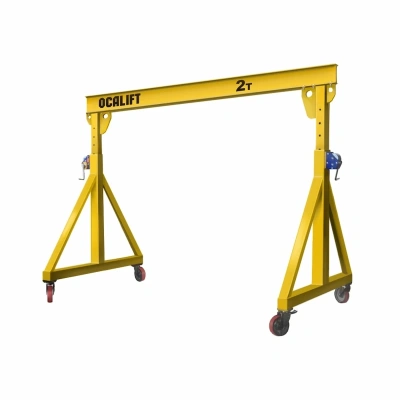 Мини-кран козловой c регулируемой высотой МПУ 2т (3,5-5)х4 метров