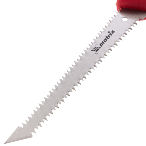 Ножовка по гипсокартону, 180 мм, две рабочие кромки полотна, двухкомпонентная рукоятка Matrix по ценам производителя в Краснодаре с доставкой по всей России