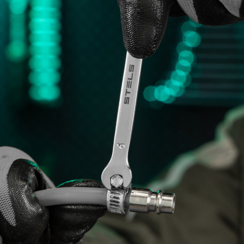 Ключ комбинированный, 6 мм, CrV, матовый хром Stels по ценам производителя в Краснодаре с доставкой по всей России