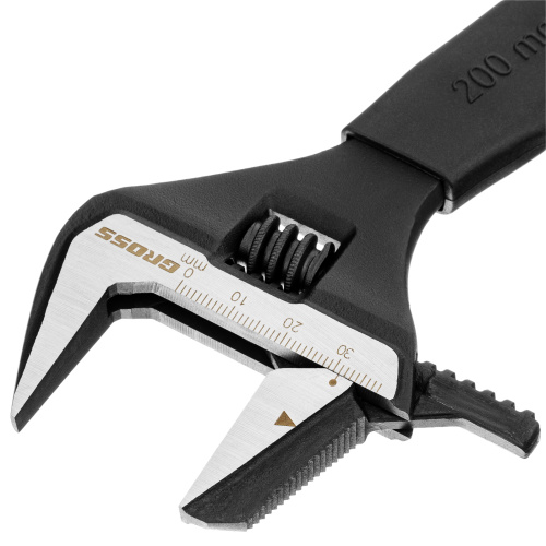 Ключ разводной, переставная губка, 200 мм, CRV GROSS по ценам производителя в Краснодаре с доставкой по всей России