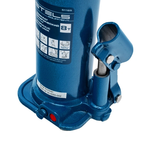 Домкрат гидравлический бутылочный, 8 т, h подъема 222-447 мм Stels по ценам производителя в Краснодаре с доставкой по всей России