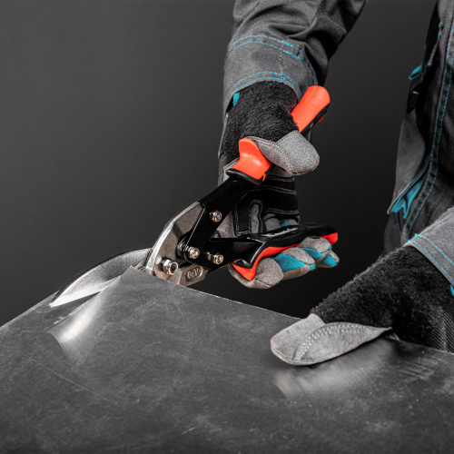 Ножницы по металлу, удлиненные, 285 мм, пряморежущие, обрезиненные рукоятки Matrix по ценам производителя в Краснодаре с доставкой по всей России