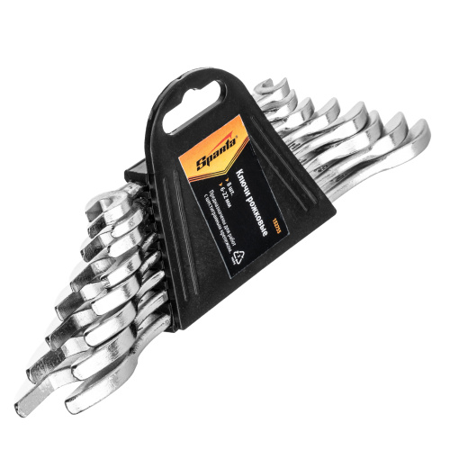 Набор ключей рожковых, 6 х 22 мм, 8 шт, хромированные Sparta по ценам производителя в Краснодаре с доставкой по всей России