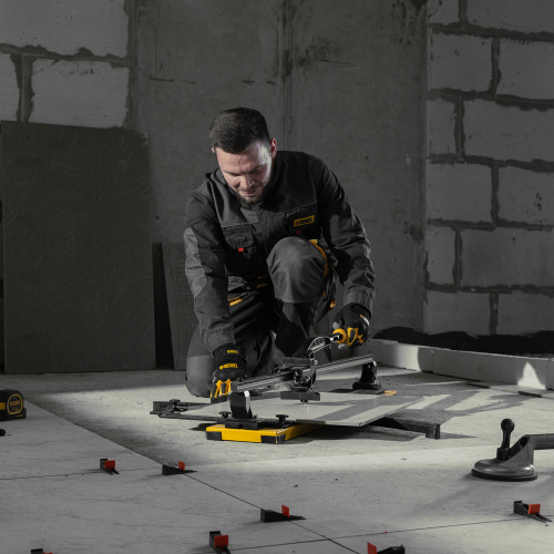 Плиткорез рельсовый 800х16мм, каретка на подш., стальная станина, усил. рукоятка-пенал Denzel по ценам производителя в Краснодаре с доставкой по всей России