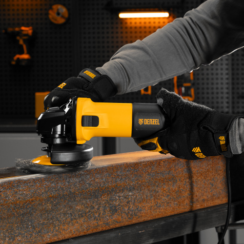 Машина шлифовальная угловая AG125-1100, 1100 Вт, 125 мм, 3000-11000 об/мин Denzel по ценам производителя в Краснодаре с доставкой по всей России