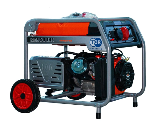 Генератор бензиновый 7,0 кВт 220В/380В с электростартером TOR KM9500HE по ценам производителя в Краснодаре с доставкой по всей России