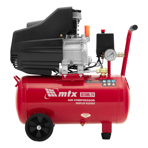 Компрессор воздушный DC1500L/24, 1,5 кВт, 24 л, 210 л/мин MTX по ценам производителя в Краснодаре с доставкой по всей России