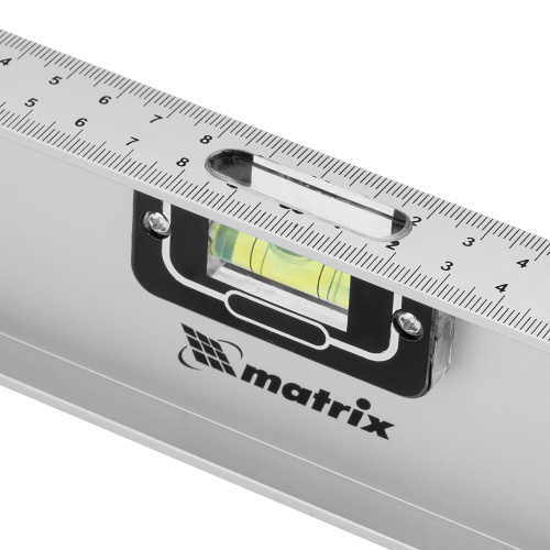 Уровень алюминиевый "Рельс", 1200 мм, 3 глазка (1 поворотный) Matrix по ценам производителя в Краснодаре с доставкой по всей России