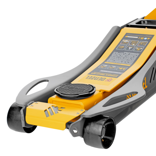 Домкрат гидравлический подкатной, 3,8 т, 110-580 мм, быстрый подъем, низкий подхват, проф. Denzel по ценам производителя в Краснодаре с доставкой по всей России