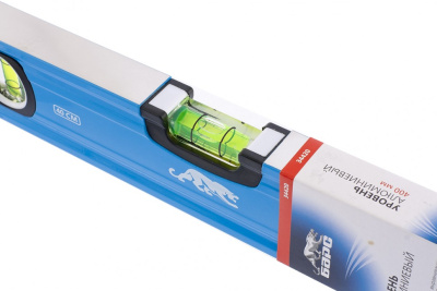 Уровень алюминиевый, 400 мм, профиль 1,6 мм, фрезерованный, ударопрочные заглушки, 3 глазка Барс по ценам производителя в Краснодаре с доставкой по всей России