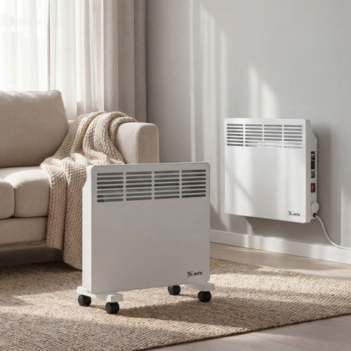 Конвектор электрический КМ-1000.1, 230 В, 1000 Вт, X-образный нагреватель, колеса, термостат MTX по ценам производителя в Краснодаре с доставкой по всей России