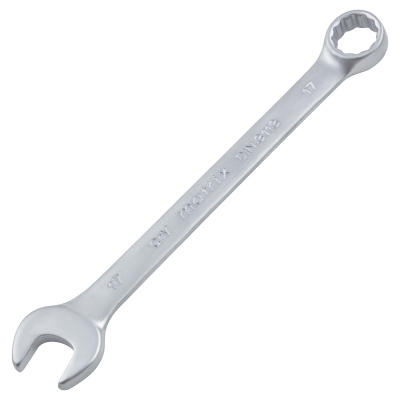 Набор ключей комбинированных, 8-19 мм, 8 шт, CrV, матовый хром Matrix по ценам производителя в Краснодаре с доставкой по всей России