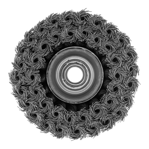 Щетка для УШМ, 100 мм, М14, "чашка", двухрядная, крученая проволока 0.5 мм Matrix по ценам производителя в Краснодаре с доставкой по всей России