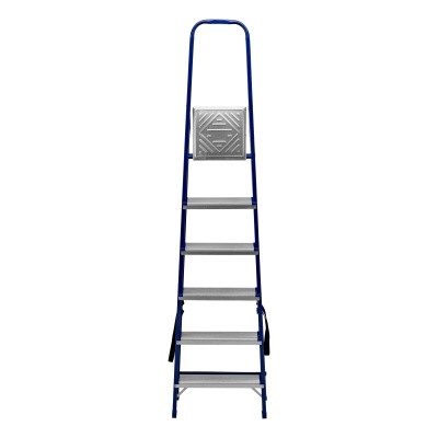 Стремянка, 6 ступеней, стальная, Сибртех по ценам производителя в Краснодаре с доставкой по всей России