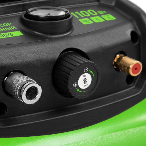 Компрессор воздушный безмаслянный BL 1100/6 1100Вт, ресивер 6 литров, 180 л/мин Сибртех по ценам производителя в Краснодаре с доставкой по всей России