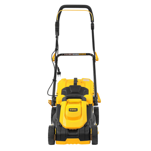 Газонокосилка электрическая GM-1600, 1600 Вт, ширина 36 см, 3 уровя, травосборник 35 л. Denzel по ценам производителя в Краснодаре с доставкой по всей России