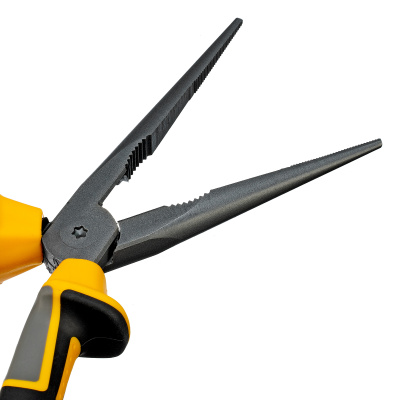 Длинногубцы прямые 205 мм, трехкомпонентные рукоятки Denzel по ценам производителя в Краснодаре с доставкой по всей России