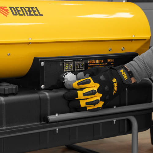 Дизельная тепловая пушка DHG-50, 50 кВт, 1100 м3/ч, прямой нагрев Denzel по ценам производителя в Краснодаре с доставкой по всей России