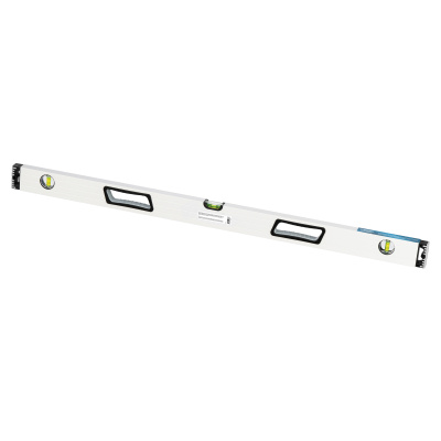 Уровень алюминиевый, 1000 мм, усиленный, рукоятки, фрезерованный, 3 глазка, магнитный Gross по ценам производителя в Краснодаре с доставкой по всей России