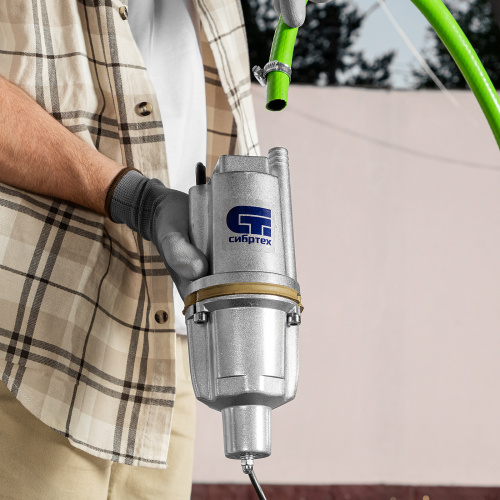 Вибрационный насос СВН300Н-10, нижний забор, 300 Вт, напор 75 м, 1200 л/ч, кабель 10 м Сибртех по ценам производителя в Краснодаре с доставкой по всей России