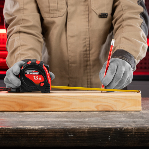 Рулетка Status Magnet 3 fixations,7,5 м х 25 мм,обрезиненный корпус,зацеп с магнитом Matrix по ценам производителя в Краснодаре с доставкой по всей России