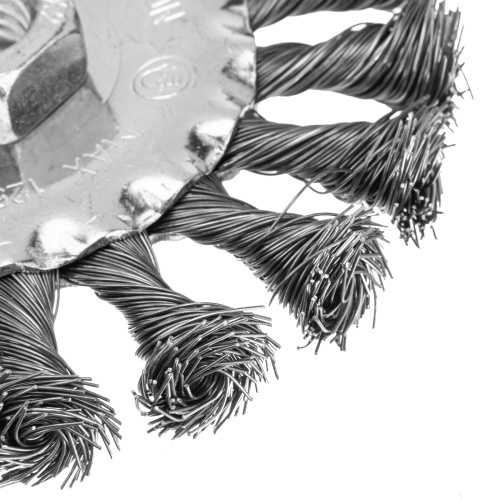 Щетка для УШМ 100 мм, М14, плоская, крученая проволока 0.35 мм Matrix по ценам производителя в Краснодаре с доставкой по всей России