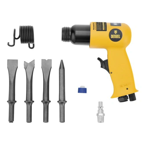 Пневматический молоток НР4500 + набор насадок, 113 л/мин, 4500 уд/мин Denzel по ценам производителя в Краснодаре с доставкой по всей России