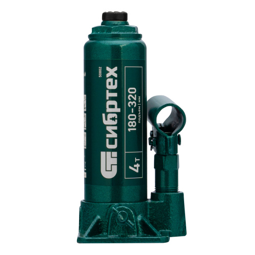 Домкрат гидравлический бутылочный, 4 т, 180-320 мм Сибртех по ценам производителя в Краснодаре с доставкой по всей России