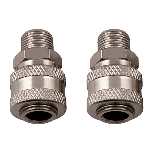 Муфта универсальная быстросъемная ("мама") 3/8, внешняя резьба, 2 шт, Stels по ценам производителя в Краснодаре с доставкой по всей России