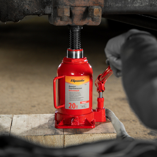Домкрат гидравлический бутылочный 20 т, h подъема 215-405 мм Sparta Compact по ценам производителя в Краснодаре с доставкой по всей России