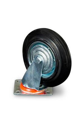 Колесо поворотное резина SC 80 200 мм (Y) по ценам производителя в Краснодаре с доставкой по всей России