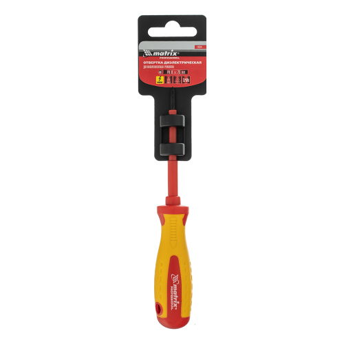 Отвертка Insulated, PH0 x 75 мм, CrMo, до 1000 В, двухкомпонентная рукоятка Matrix Professional по ценам производителя в Краснодаре с доставкой по всей России