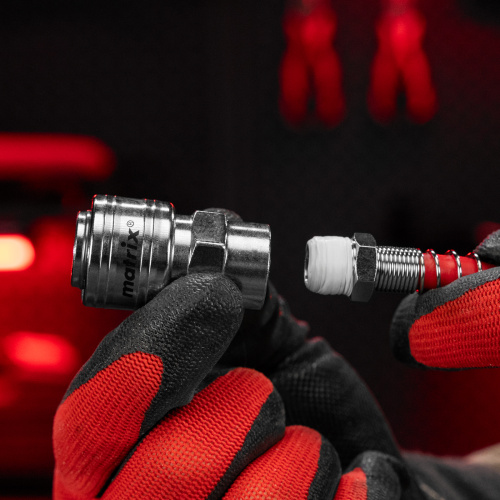 Набор переходников, быстросъемное соединение, резьбовое соед, 2 шт, внутр. D 1/4 Matrix по ценам производителя в Краснодаре с доставкой по всей России