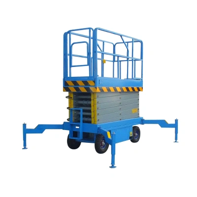 Подъемник ножничный самоходный 500 кг 9/11 м TOR SJY-0,5-9DC аккумуляторный