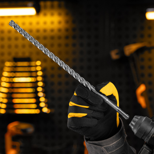 Бур по бетону, цельная крестовая пластина, 12x315 мм, SDS PLUS Denzel по ценам производителя в Краснодаре с доставкой по всей России