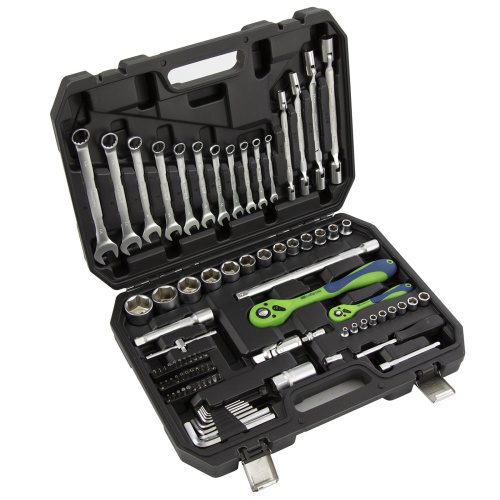 Набор инструментов 89 предметов, CrV 1/2", 1/4" Сибртех по ценам производителя в Краснодаре с доставкой по всей России