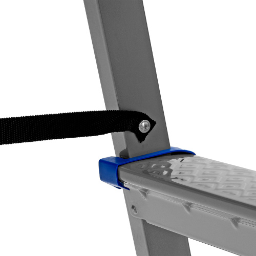 Стремянка двухсторонняя 5 ступеней, сталь профиль, стальные ступени, Сибртех по ценам производителя в Краснодаре с доставкой по всей России