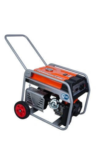 Генератор бензиновый 5,0 кВт 220В 27 л с электростартером и колесами TOR KM6500H по ценам производителя в Краснодаре с доставкой по всей России