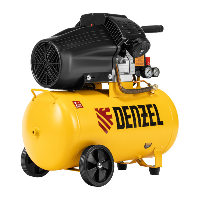 Компрессор воздушный прям. привод DCV1800/50, 1,8 кВт, 50 литров, 320 л/мин Denzel по ценам производителя в Краснодаре с доставкой по всей России