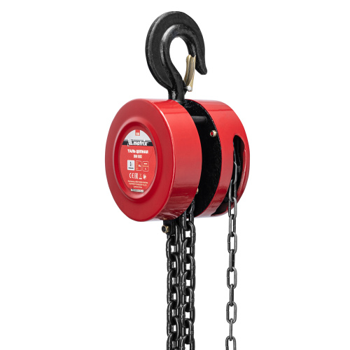 Таль цепная, 3 т, H подъема 3 м, расстояние между крюками 470 мм Matrix по ценам производителя в Краснодаре с доставкой по всей России