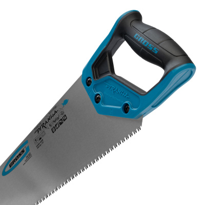 Ножовка по дереву "Piranha", 550 мм, 7-8 TPI, зуб-3D, каленый зуб, двухкомпонентная рукоятка Gross по ценам производителя в Краснодаре с доставкой по всей России