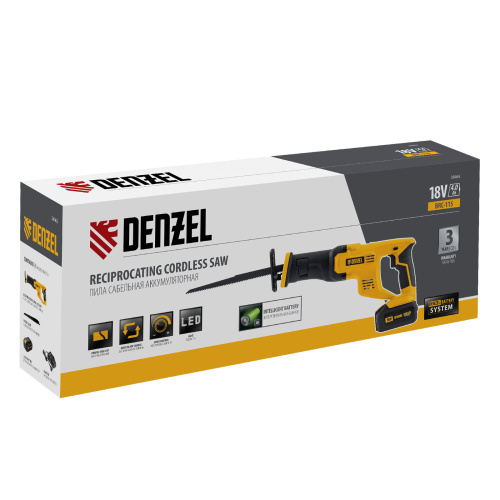 Пила сабельная аккумуляторная CRC-115, 18В Li-Ion Denzel по ценам производителя в Краснодаре с доставкой по всей России