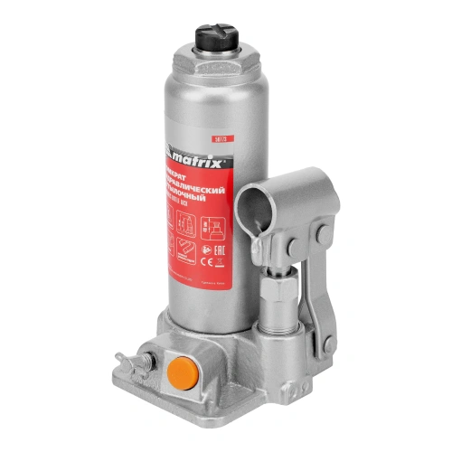 Домкрат гидравлический бутылочный, 2 т, h подъема 181-345 мм, в пластиковом кейсе Matrix по ценам производителя в Краснодаре с доставкой по всей России