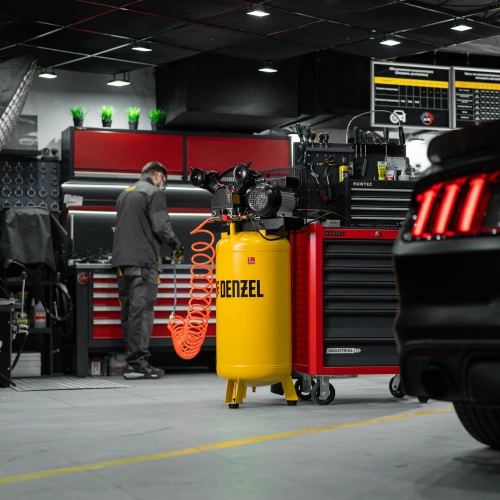 Компрессор воздушный BCV2200/100V, ременный привод , 2.3 кВт, 100 литров, 440 л/мин Denzel по ценам производителя в Краснодаре с доставкой по всей России