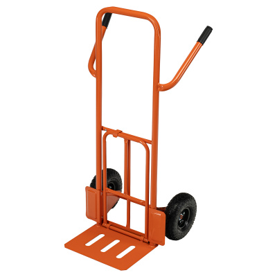 Тележка ручная двухколесная TTP2-01.00.000, грузоподъемность 190 кг, пневматические колеса d 260 мм, платформа 580 х 290 мм Сибртех по ценам производителя в Краснодаре с доставкой по всей России