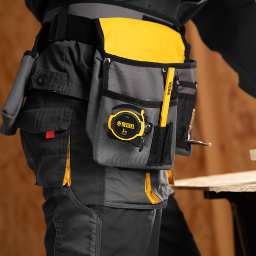 Рулетка 5м х 19мм, двухкомп. корпус, магнитный обрезиненный зацеп Denzel по ценам производителя в Краснодаре с доставкой по всей России