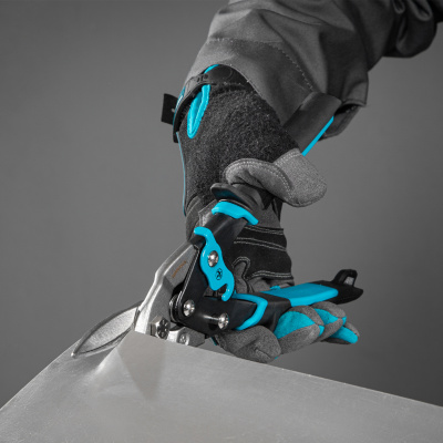 Ножницы по металлу "Piranha", 250 мм, прямой рез, сталь CrMo, двухкомпонентные рукоятки Gross по ценам производителя в Краснодаре с доставкой по всей России