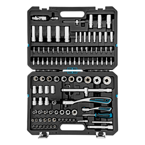 Набор инструментов, 1/4", 1/2", CrV, 120 зубьев, 109 предметов Gross по ценам производителя в Краснодаре с доставкой по всей России